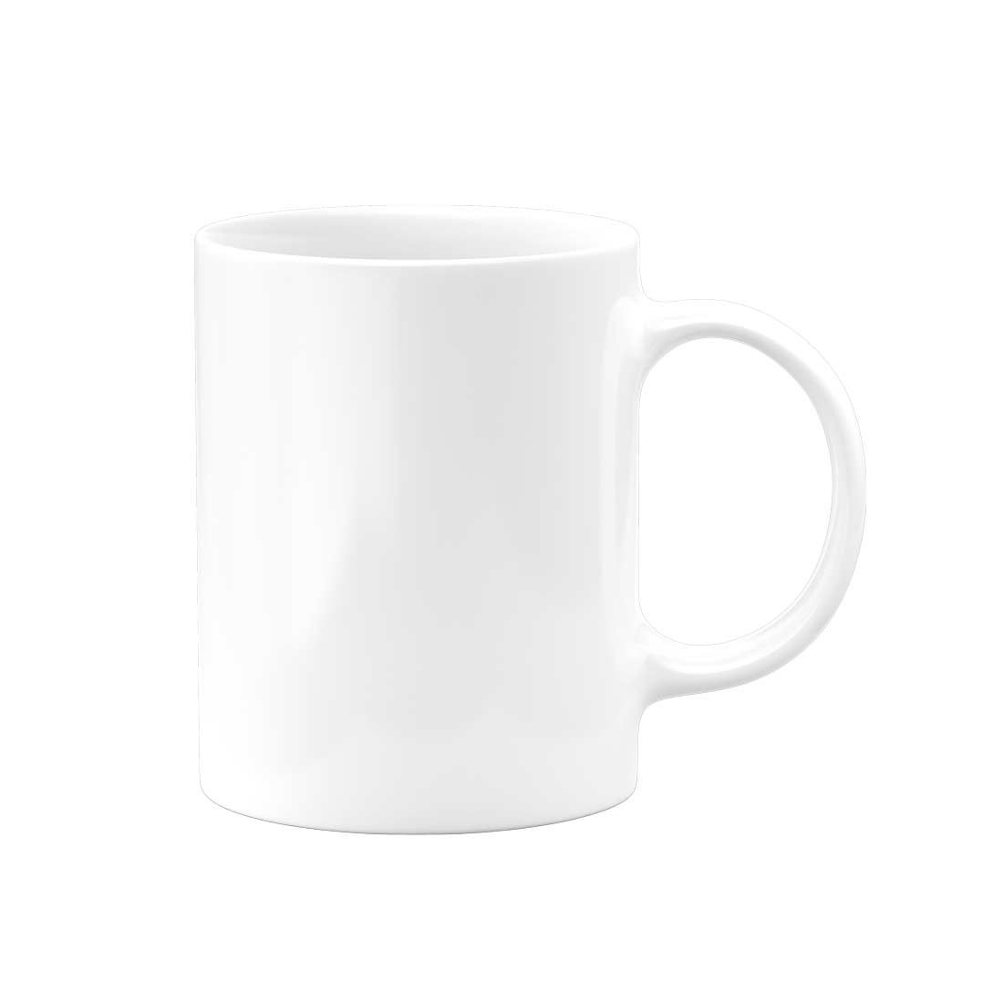 White Ceramic Coffee Mug 11oz.