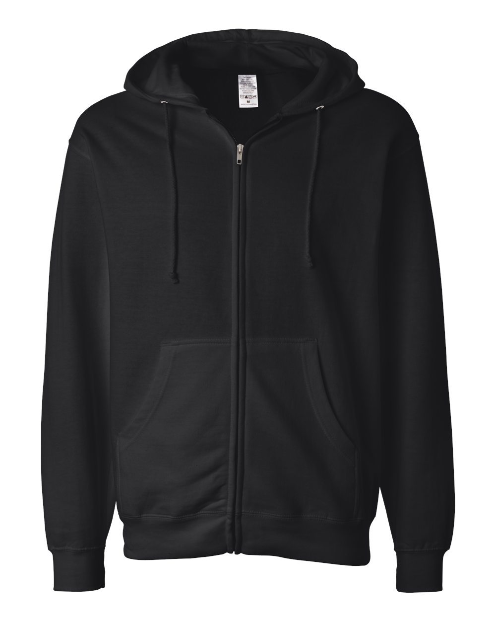 【BAON】[unisex] Koneny Printing Two Way Over Hood Zip-Up VANSON Zip Up Hoodie Jacket Bone Print Black Natural 4 Size